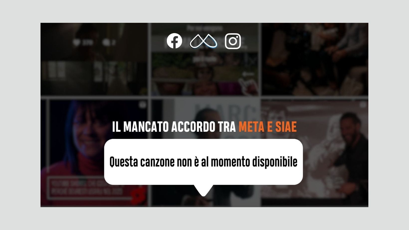 Questa canzone non è al momento disponibile. (1) accordo meta siae
