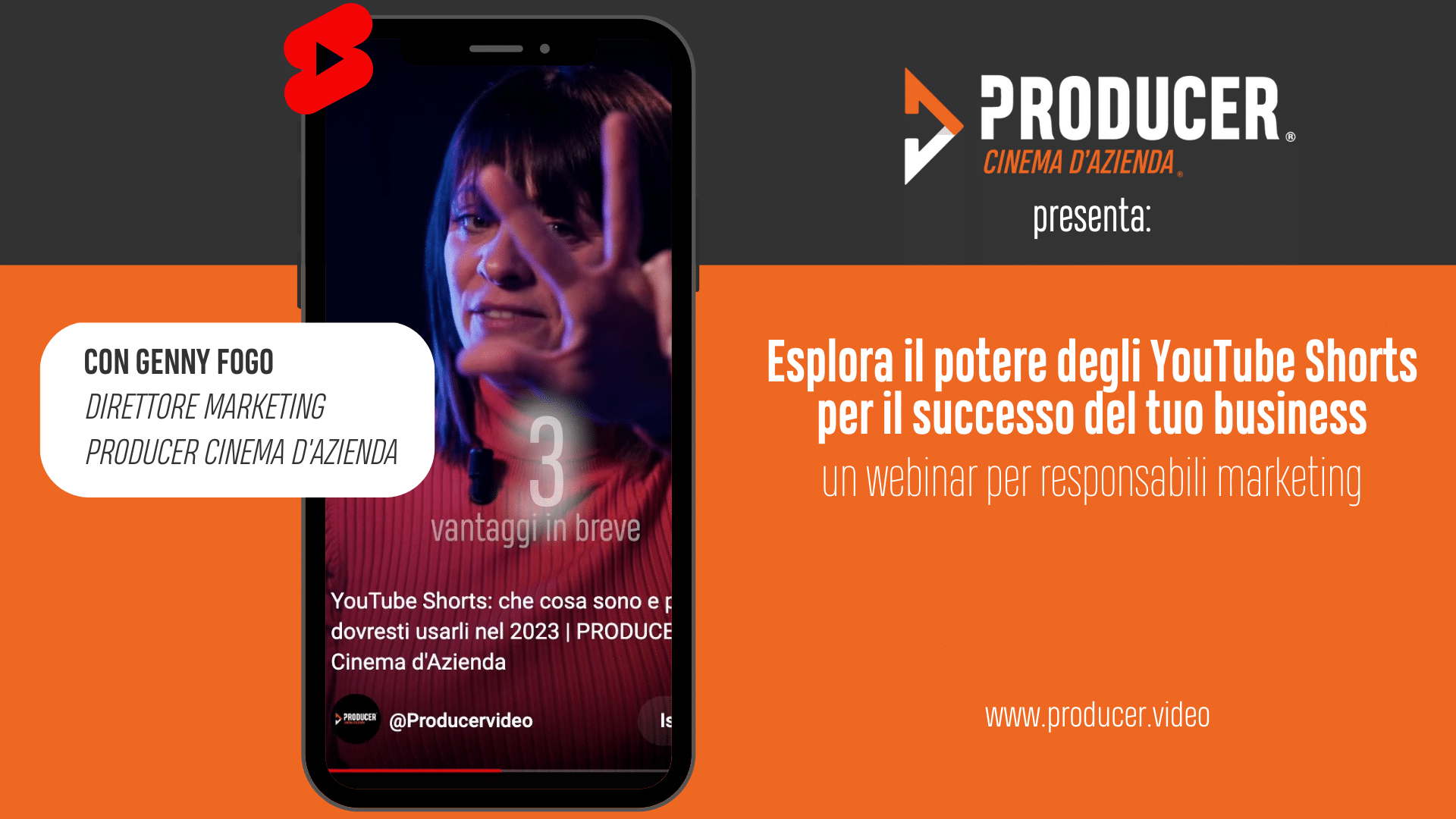 Webinar esplora il potere degli youtube shorts per il tuo business